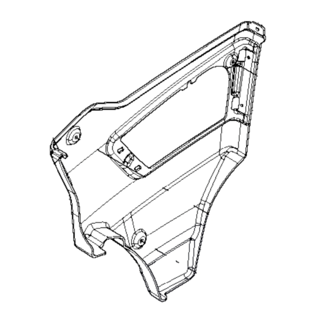 Osłona prawa P 520Dx/P 525Dx Fo