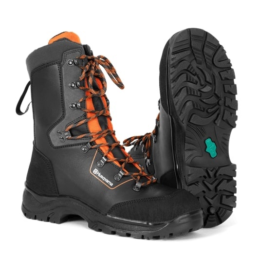 Skórzane buty ochronne z ochron? przed przeci?ciem Husqvarna Classic