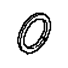 Podkładka okrągła 10X13X1 Pa6 czarna