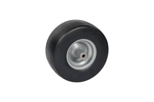 Opona 13x6,5-6 półpneumatyczna srebrna x417