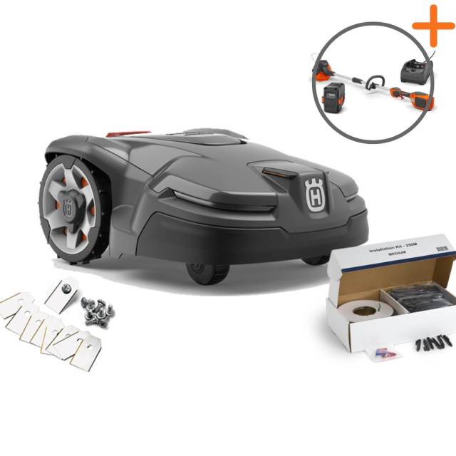 Husqvarna Automower® 405X Start-pakiet | Trymer akumulatorowy w prezencie!