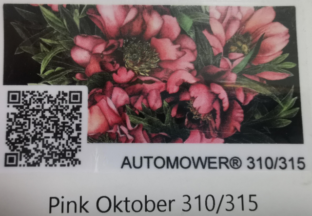 Zestaw folii do Automower 310/315- Pink Oktober