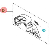 Przednia Osłona Z Naklejką 5010563-01 Przednia Osłona Z Naklejką 5010563-01