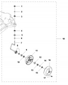 KOŁO kit 6mm Gardena Sileno R100Li, R130Li, R160Li KOŁO kit 6mm Gardena Sileno R100Li, R130Li, R160Li