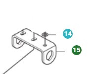 Uchwyt, Uchwyt Tylnego Oś Koła 5013213-01