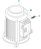 Silnik elektryczny 9,2 kW, 575-600 V 5013656-03 Silnik elektryczny 9,2 kW, 575-600 V 5013656-03