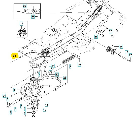 Kabel w komplecie Rider 11, 13, 15, 16, 18, 418Ts, PR17, FR2213MA