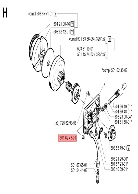 Pierścień uszczelniający 5016243-01
