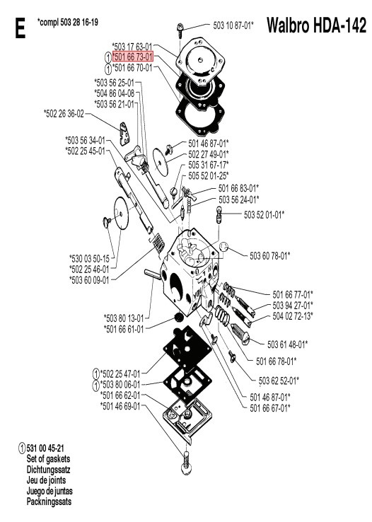 Membrana kontrolna 5016673-01