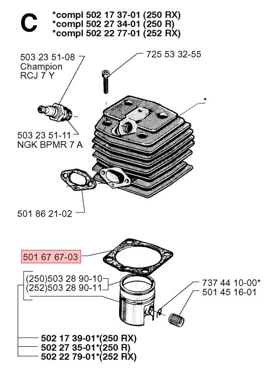 Uszczelka 5016767-03