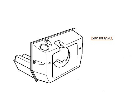 Zbiornik paliwa Jonsered RS40, RS51, RS52