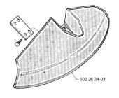 Osłona przeciwbryzgowa 5022634-03 Osłona przeciwbryzgowa 5022634-03