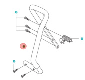 Uchwyt, Przód 5025747-01 Uchwyt, Przód 5025747-01