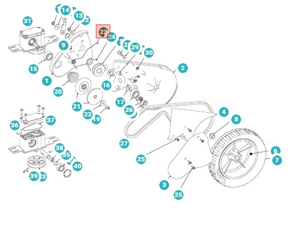 Sprężyna kontrolna (wysoka)