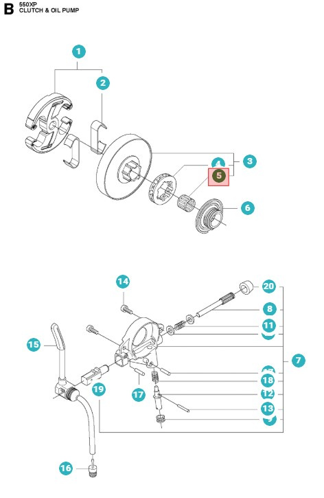Łożysko igiełkowe 5032534-01