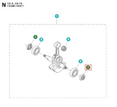 Husqvarna Oil seal 12X20X4 5032602-02 Husqvarna Oil seal 12X20X4 5032602-02