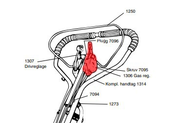 Sterowanie Przepustnicą/Hamulcem Pro S OHV 5032989-01