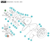 Koło pasowe do przekładni ślimakowej z tworzywa sztucznego Koło pasowe do przekładni ślimakowej z tworzywa sztucznego