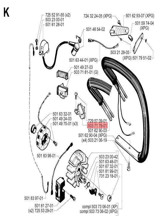 Wyłącznik stopu 5037179-01