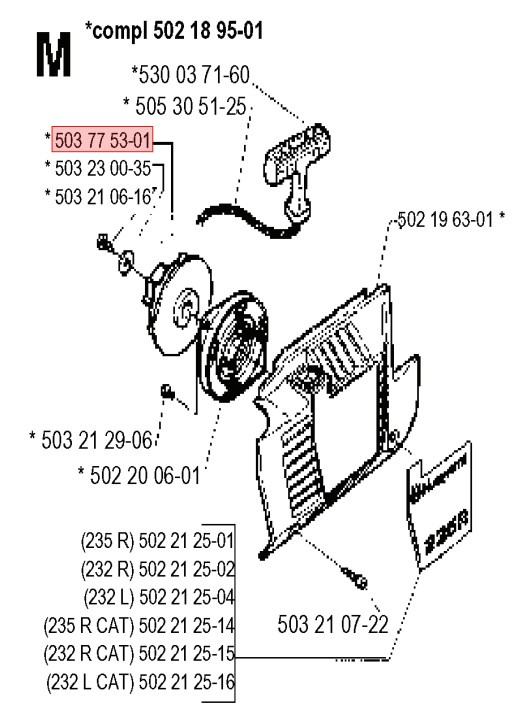 Koło liniowe 5037753-01