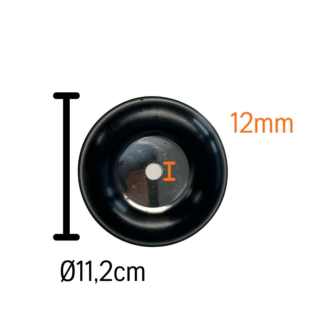 Kubek podtrzymujący Czarny 5038901-01