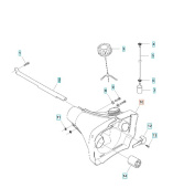 Zbiornik paliwa Jonsered BC, FC, CC 2145, 2245 Zbiornik paliwa Jonsered BC, FC, CC 2145, 2245