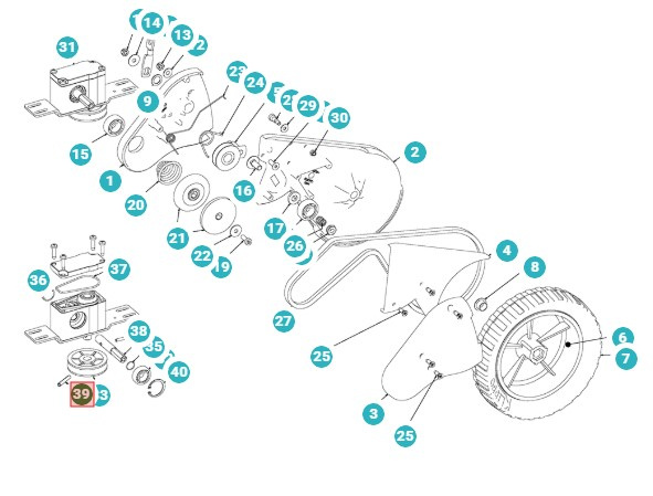 Sworzeń rury Koło pasowe Przekładnia zębata czołowa