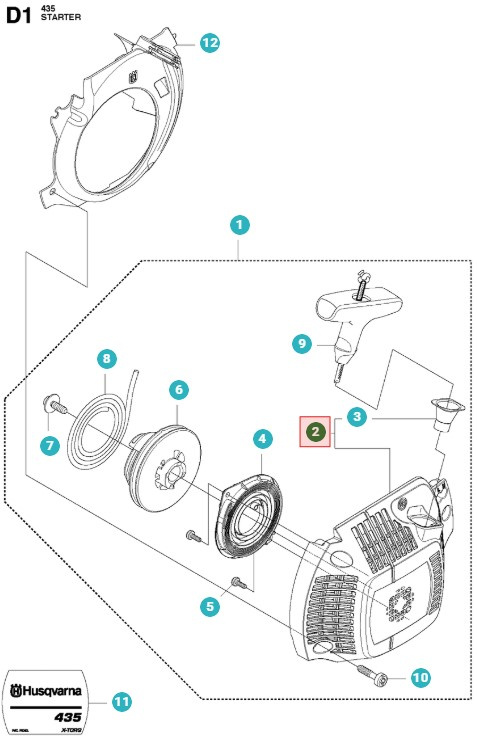 Urządzenie uruchamiające 135, 140, 435
