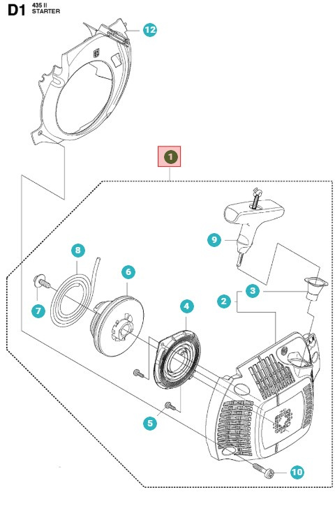 Rozrusznik Kpl 135, 140, 435, 440 II