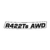 Naklejka R422Ts AWD Naklejka R422Ts AWD