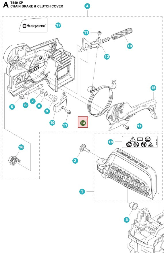 Ta?ma Hamulcowa T540XP, T540XP Mark II, III, 540XP Mark III