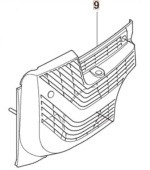 Osłona rozrusznika K1270 Pomarańczowa Fle Osłona rozrusznika K1270 Pomarańczowa Fle