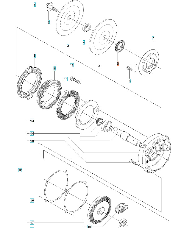 Kołnierz podporowy uszczelki