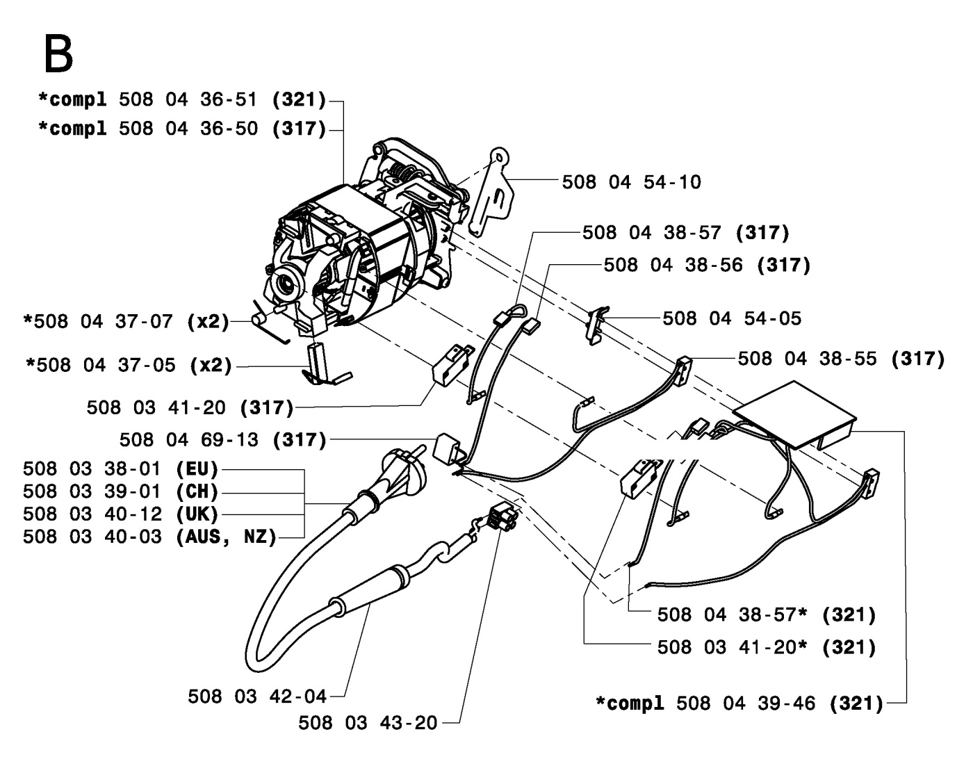 Okablowanie 5080438-55