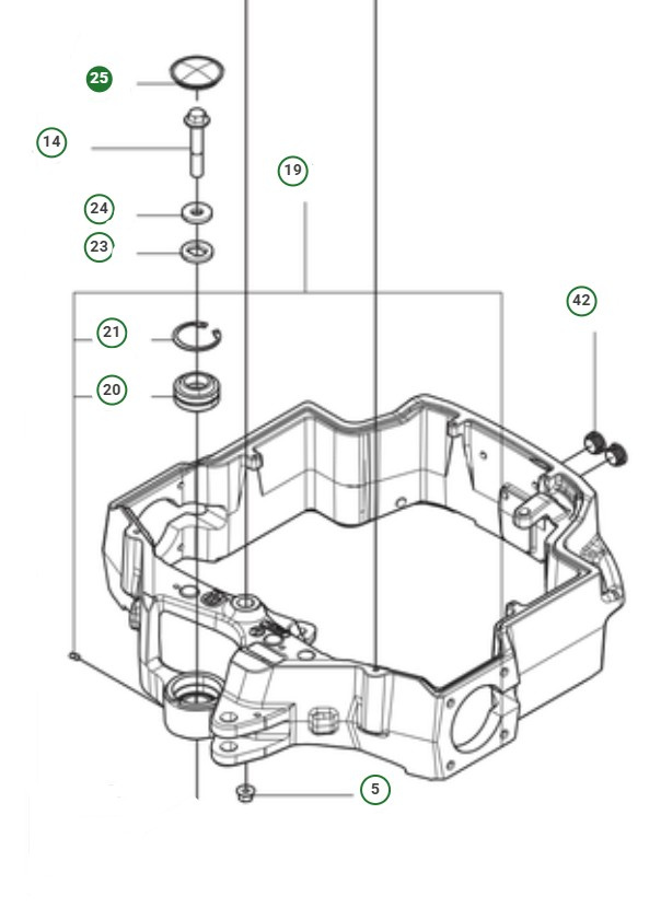 Cap Dust Clear Cynkowy