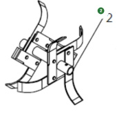 Ostrze krzyżowe lewe Ostrze krzyżowe lewe