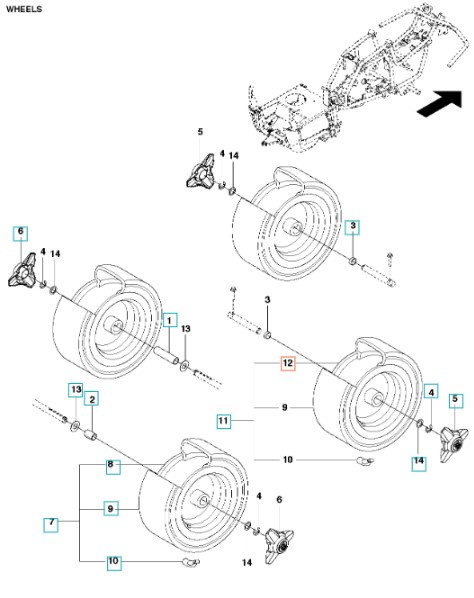 Obręcz R115B, R115C, R213C, R214, R214TC, R216, R316, R318, R320