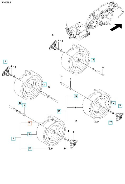 Obręcz R115B, R115C, R213C, R214, R214TC, R216, R316, R318, R320