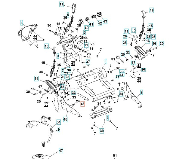 Deflektor Brace Supt serii 400