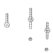 Zestaw montażowy Śruby i nakrętki 5295951-01 Zestaw montażowy Śruby i nakrętki 5295951-01