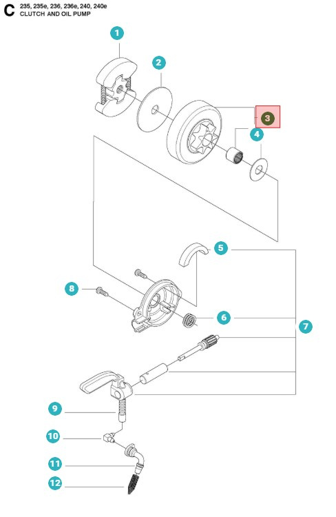 Bęben sprzęgła 5300481-32