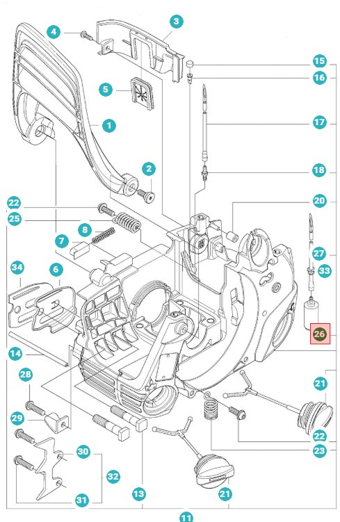 Filtr paliwa 5300956-46