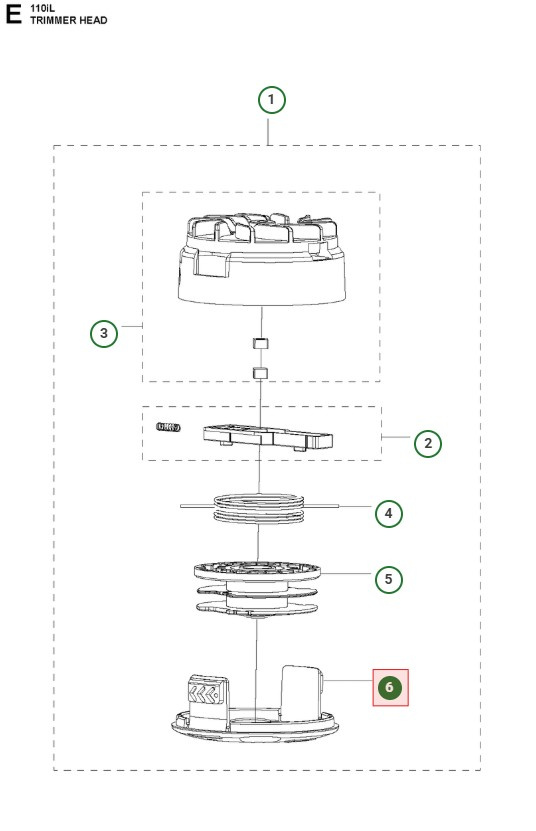 Osłona dolna Husqvarna 110iL