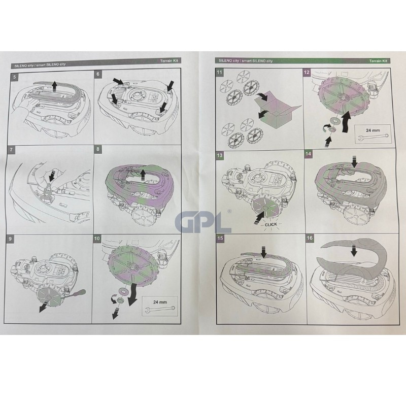 Zestaw kół terenowych Gardena Sileno