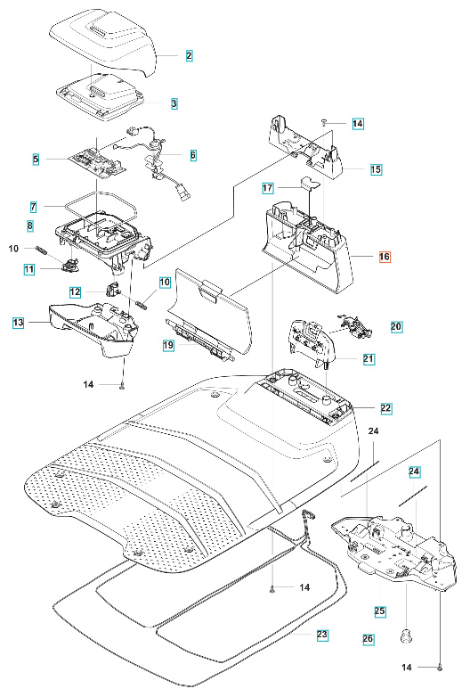 Wieża stacji ładującej Automower Nera