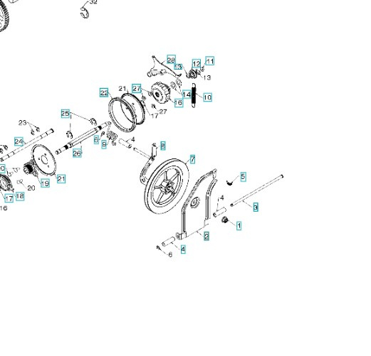 Końcówka płytki ciernej