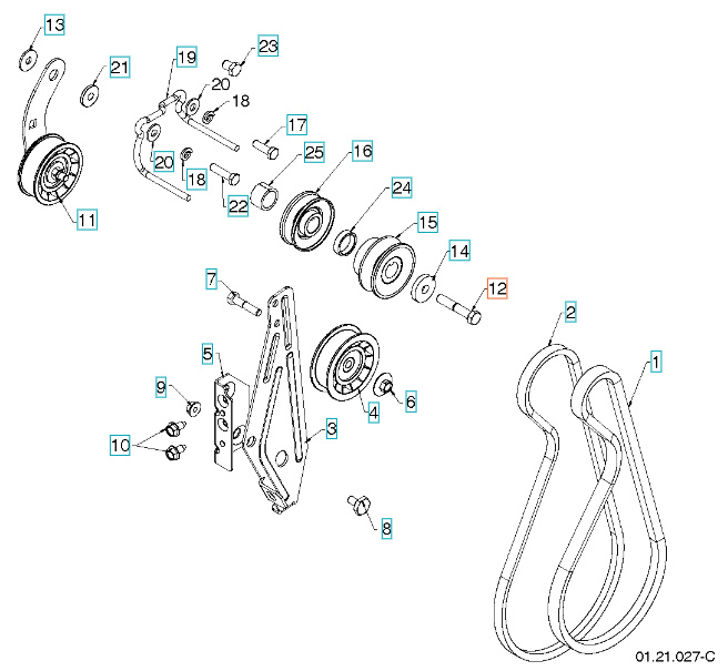 Śruba Nóżowa 5321796-17