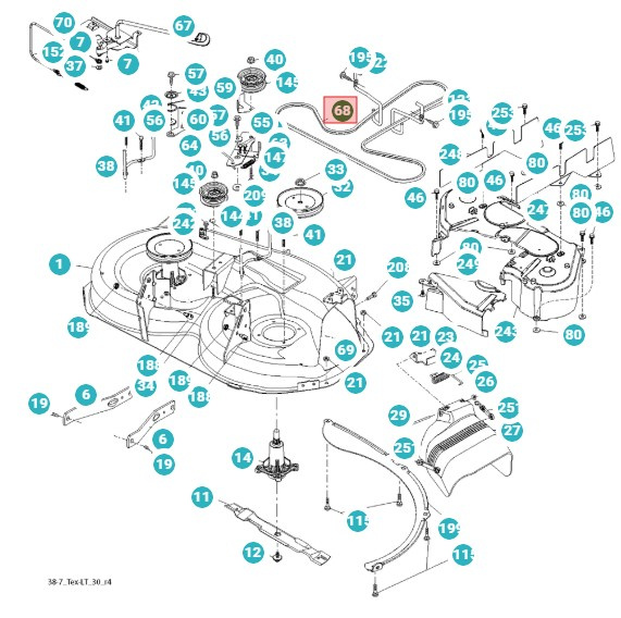 Pasek LT126, LT151, LT154 LT1597