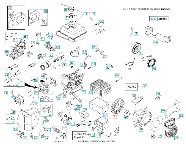 Wentylator koła zamachowego 5324205-86