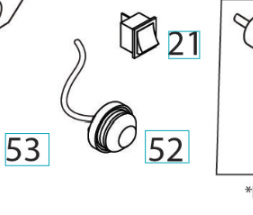 Zespół żarówki zastrzyku paliwa z wężem 5324249-49